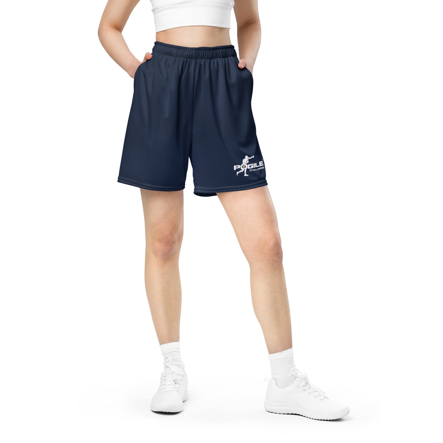 PANTALONCINI SPORTIVI DONNA - BLUE