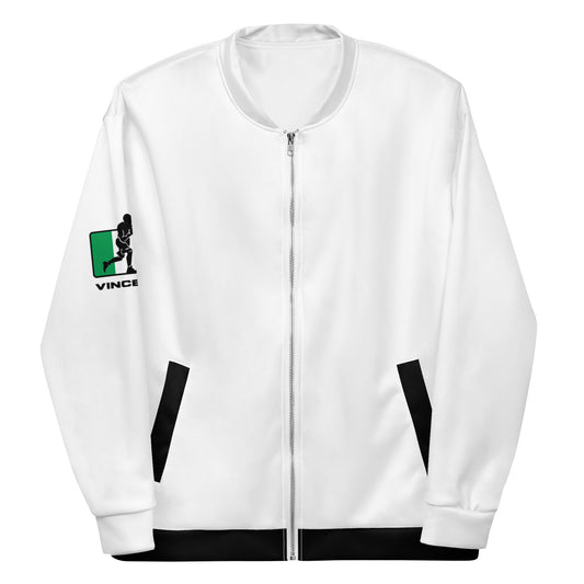 FELPA CON ZIP UOMO - WHITE