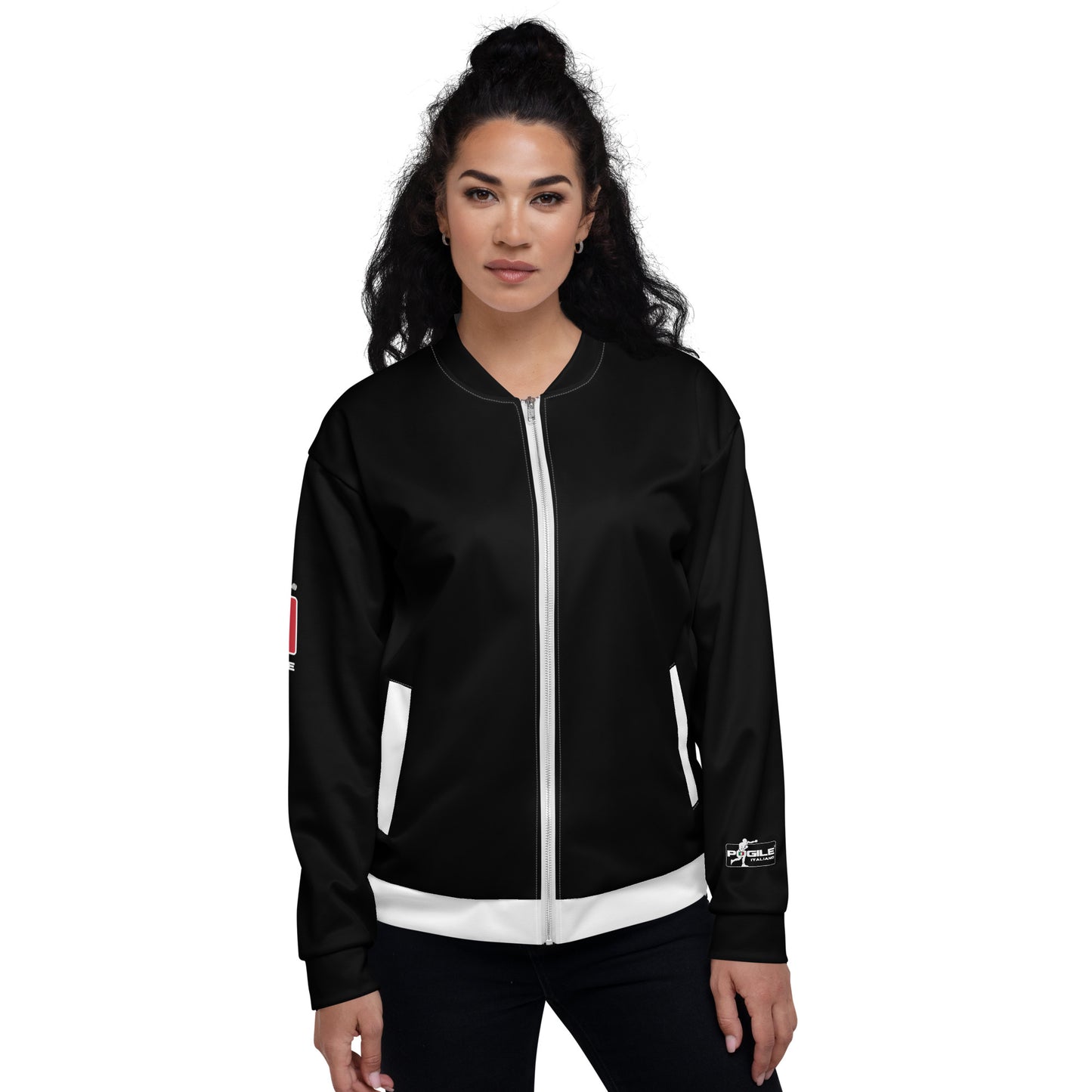 FELPA CON ZIP DONNA - BLACK