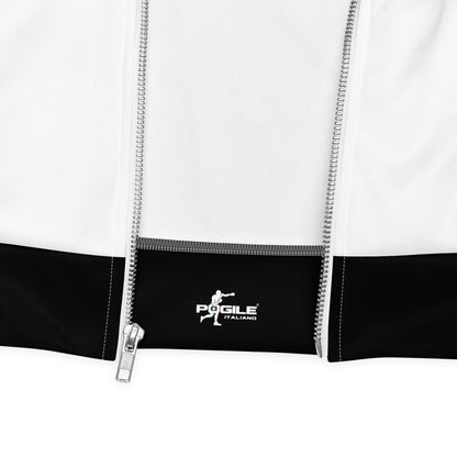 FELPA CON ZIP UOMO - WHITE