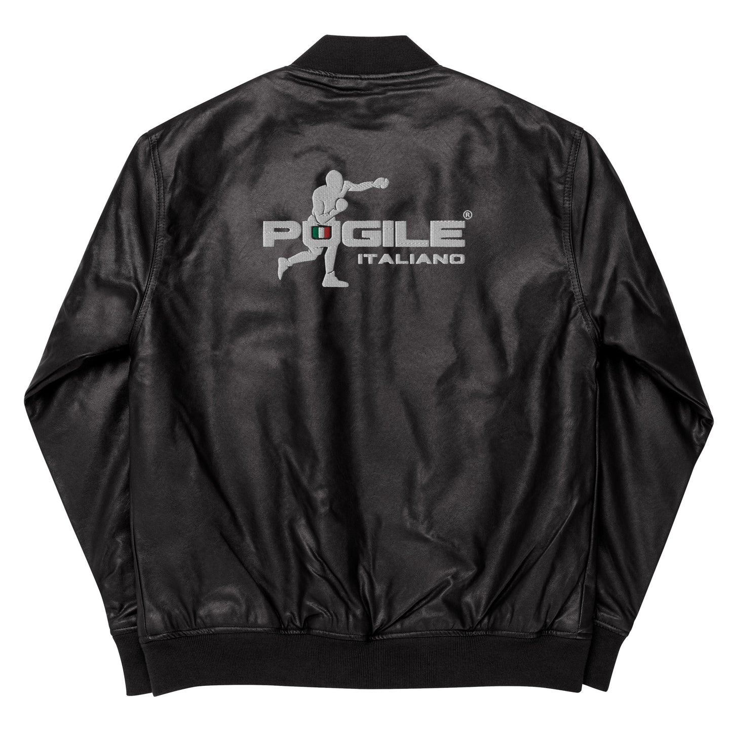 BOMBER PELLE UOMO - BLACK