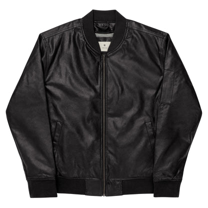 BOMBER PELLE UOMO - BLACK