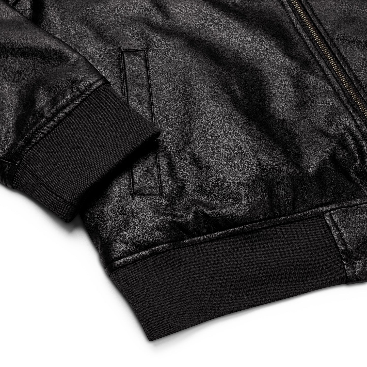 BOMBER PELLE UOMO - BLACK