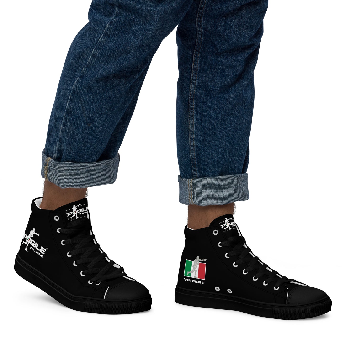 SNEAKERS ALTE UOMO - BLACK