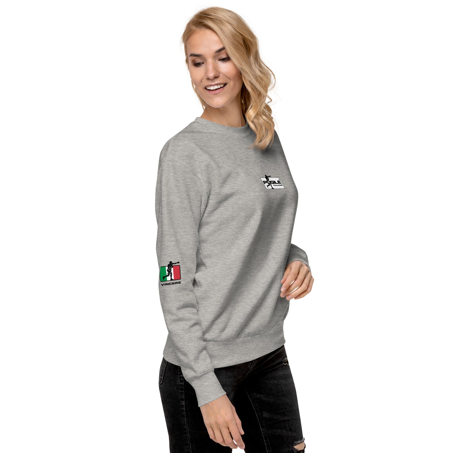 FELPA GIROCOLLO DONNA - GREY