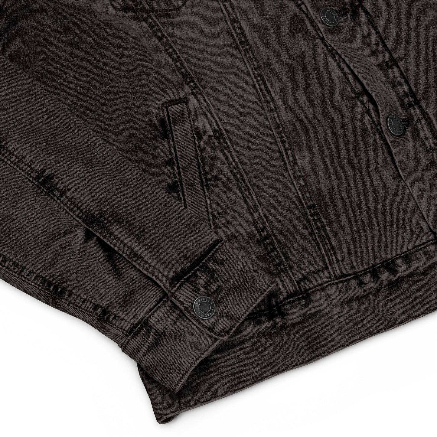 GIUBOTTO DI JEANS UOMO - BLACK