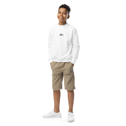 FELPA GIROCOLLO TEENAGER - WHITE